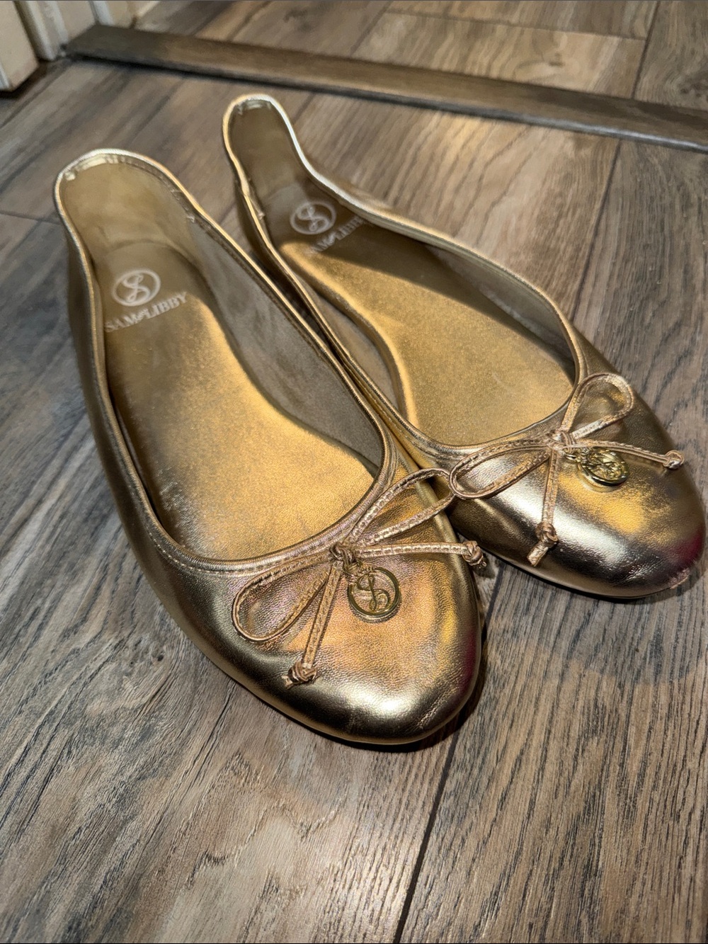 Sam & Libby Callan Bow Ballet Flat Sz 9.5M